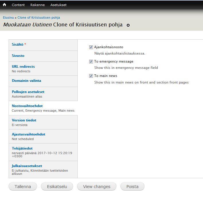 Kriisiviestiä
