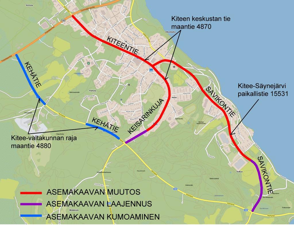 1.2 Asemakaavan muutos- ja laajennusalueen sijainti 1.