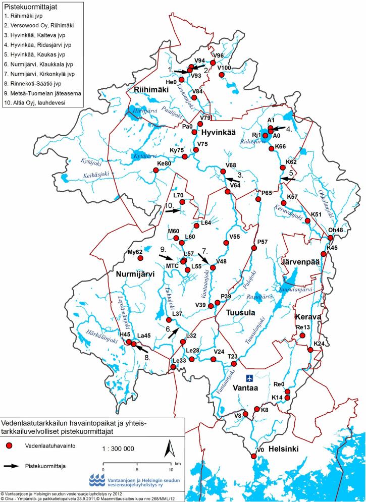 ja täydennys satunnaispäästöjen tarkkailusta 2009 > sähkökoekalastukset, poikasnuottaukset, ravustukset, tiedustelut lupakalastajille kahden vuoden välein, pohjaeläimet 3 vuoden välein