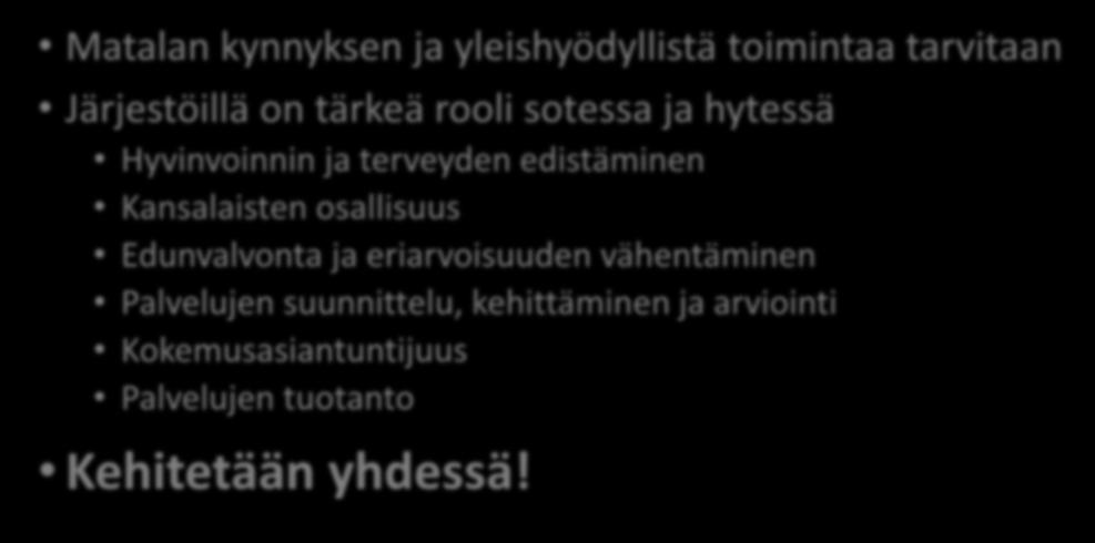 Mikä on nykytilanne?