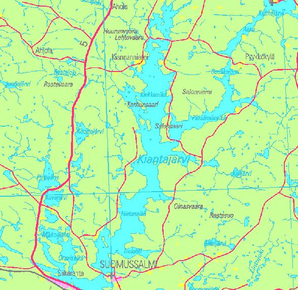 Kaivoslain 19 :n mukainen tutkimustyöselostus Valtauksen sijainti, pohjana 1:20 000 karttalehtijako, ruutu 10 x 10 km 451108 451111 451302 451305 Soidinrinne 451107