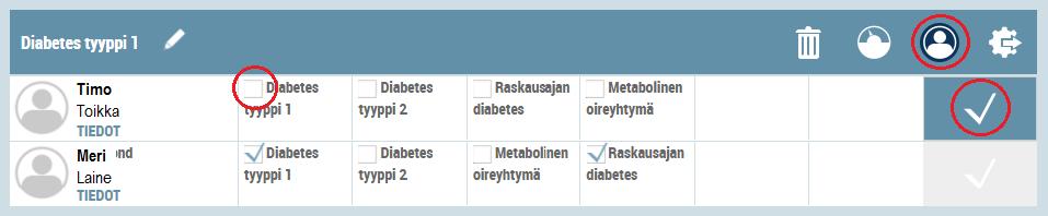 Kuva 3: Poista asiakas ryhmästä poistamalla ryhmävalinta. Muista tallentaa tekemäsi muutokset. 4.5 