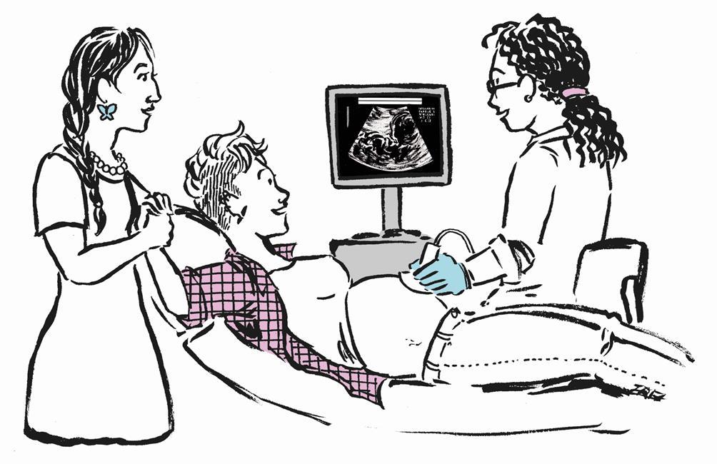27 Lääkärin vastaanotto uudelleen synnyttäjille raskausviikolla 36-37 Perustutkimukset: Sikiön tarjonta, B-streptokokkiseulontanäyte (otetaan neuvolassa, Huom!