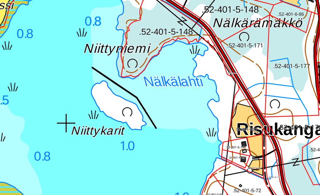 A P läjitys 2000 m 2 ruoppaus 450 m 3 100 m Kuva 3.