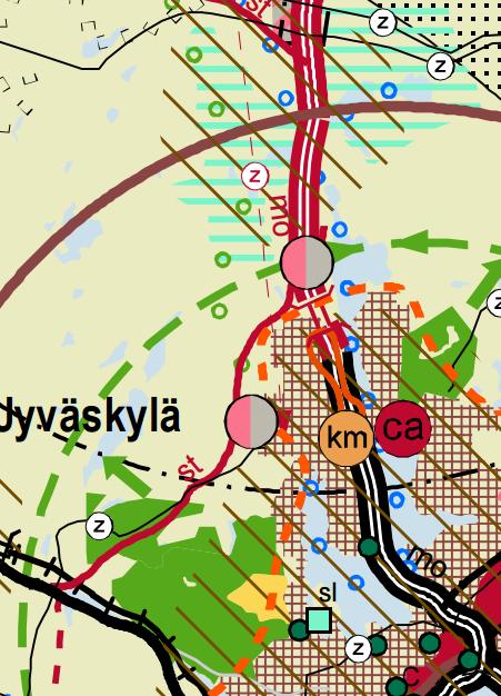 2. Suunnittelun tavoitteet Tarkoituksena on laatia oikeusvaikutteinen osayleiskaava myöhemmän asemakaavoituksen pohjaksi. Laaja 10.11.