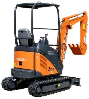 9 Kuva 2. Hitachin minikaivuukone (Rotator Oy 2011). Materiaalinkäsittelyyn tarkoitetut koneet tarjoavat oman alansa teknistä huippuosaamista.