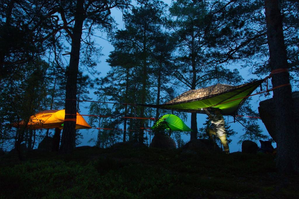 TENTSILE EXPERIENCE NIGHT IN THE TREE GREEN ECO CAMP Eco Camp in the Nuuksio National Park area is called Night in the Tree.