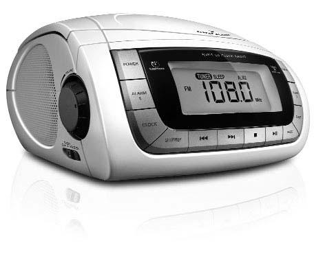 CD Clock Radio Register your product and get support at www.philips.
