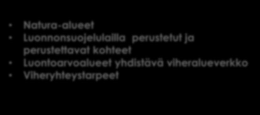 perustetut ja perustettavat kohteet