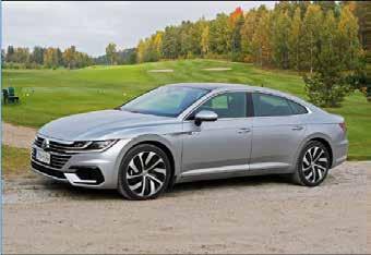 Autoa on ehditty odottaa VW:n mallistoon edeltäjänsä VW CC:n korvaajana. Arteonin sukulaisuussuhde Passatiin on nähtävissä esimerkiksi kojelaudan selkeissä linjoissa.