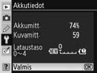 Painamalla laukaisimen pohjaan asti saat pölynpoistotoiminnon viitetiedot. Näyttö kytkeytyy pois päältä, kun laukaisinta painetaan.