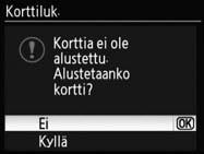 Muistikorttien asettaminen Kamera tallentaa valokuvat Secure Digital (SD) -muistikorteille (saatavana erikseen). 1 
