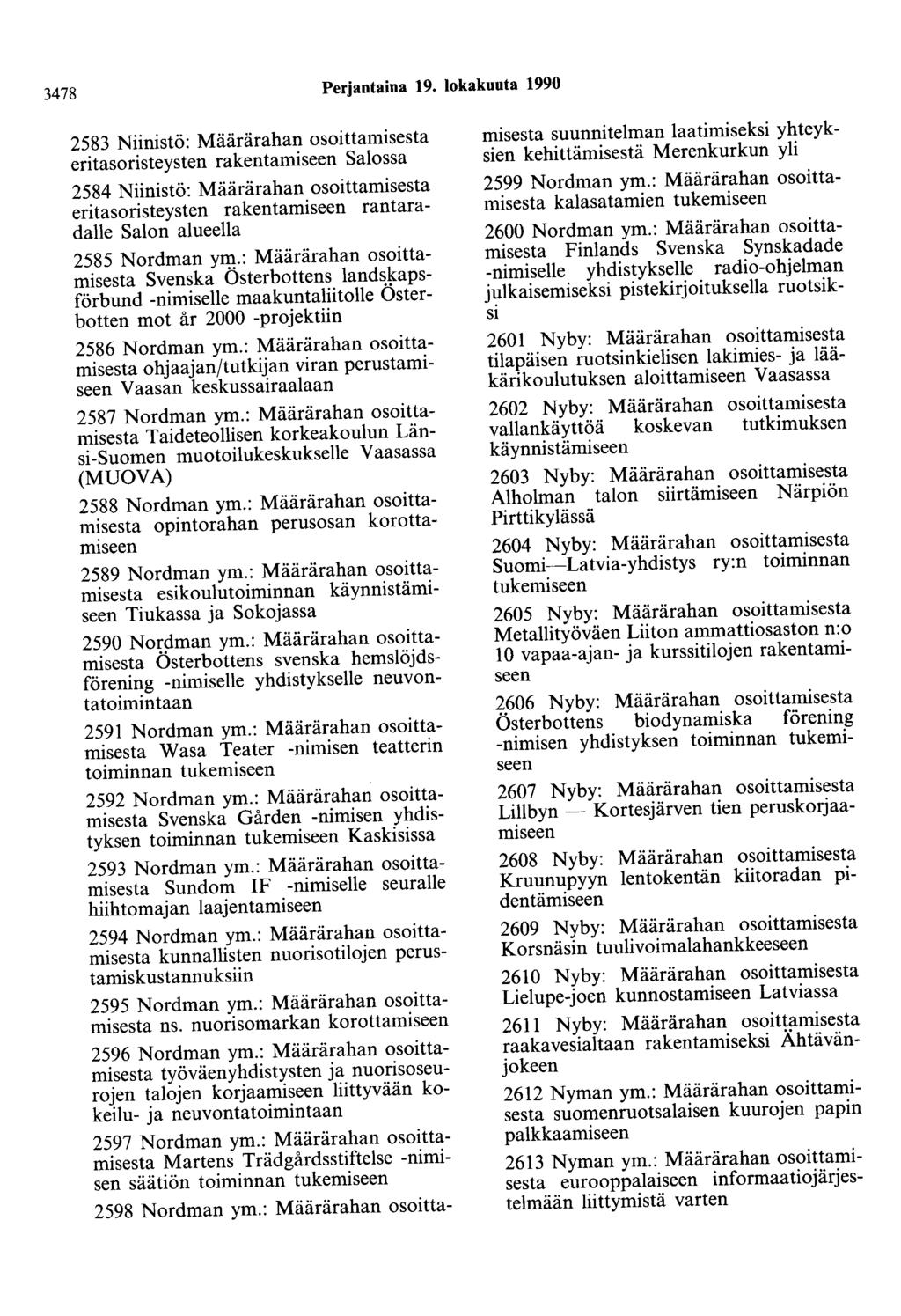 3478 Perjantaina 19.