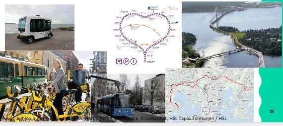 Liikenteen päästöjen vähentäminen -tavoitteet Tavoite 10. Liikenteen päästöt vähenevät 55 prosenttia nykyisestä. Tavoite 11. Helsingin kaupungin omat ajoneuvot ovat sähkö-tai biokäyttöisiä.