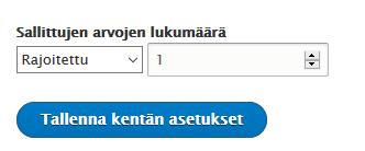 Seuraavassa näkymässä voit valita oletuksen mukaisesti.