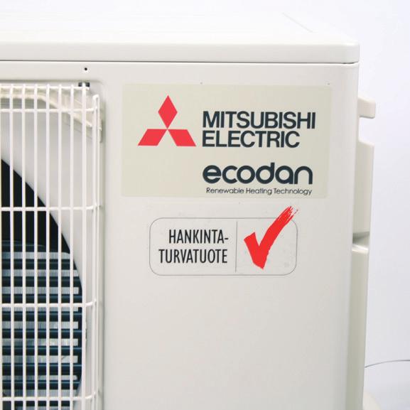 e.ﬁ. Laadukas ja ammattitaitoisesti asennettu Mitsubishi Electric ilma-vesilämpöpumppu on pitkäaikainen