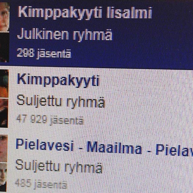 Kimppakyytien esilletuomista, kimppakyytikysely ja kuntalaisten itseperustamia uusia facebook-kyytiryhmiä Alueen