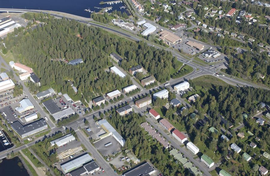 1.2 Kaava-alueen sijainti Asemakaavan muutosalue sijaitsee itäpuolella kaupunkia Lypsyniemenkadun varrella noin 2 km kaupungin keskustasta itään. 1.