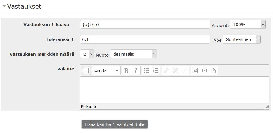 127 e. Kirjoita Palaute. 3.. 4.. 5. Yksikön käsittely asetuksissa valitse a. Yksikön käsittely. b.