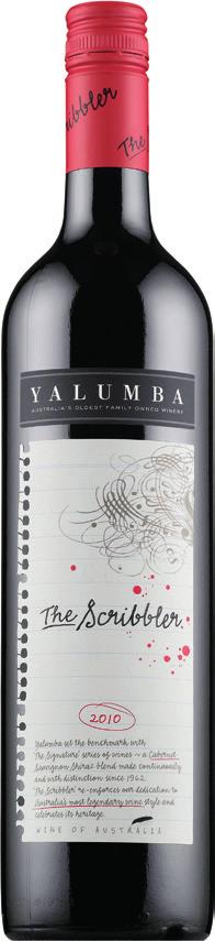89 p 409887 0,75 l / 12,99 LUOMUVIINI AUSTRALIA YALUMBA THE SCRIBBLER Yalumba Winery/ Barossa Valley Täyteläinen, monivivahteinen, ryhdikäs ja hedelmäinen.