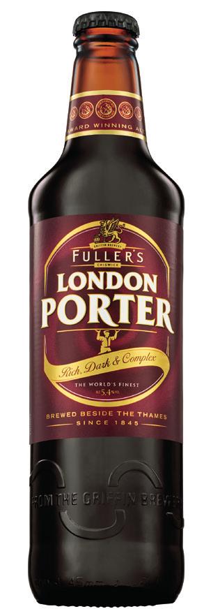 Oluet ENGLANTI FULLER S LONDON PORTER 5,4% Fuller, Smith & Turner Samettinen, runsas ja vahva porter.