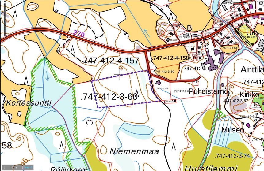 3 Lähtökohdat 3.1 Selvitys kaava-alueen oloista 3.1.1 Alueen yleiskuvaus Kaava-alue sijoittuu Siikaisten keskusta-alueelle sen länsiosaan.