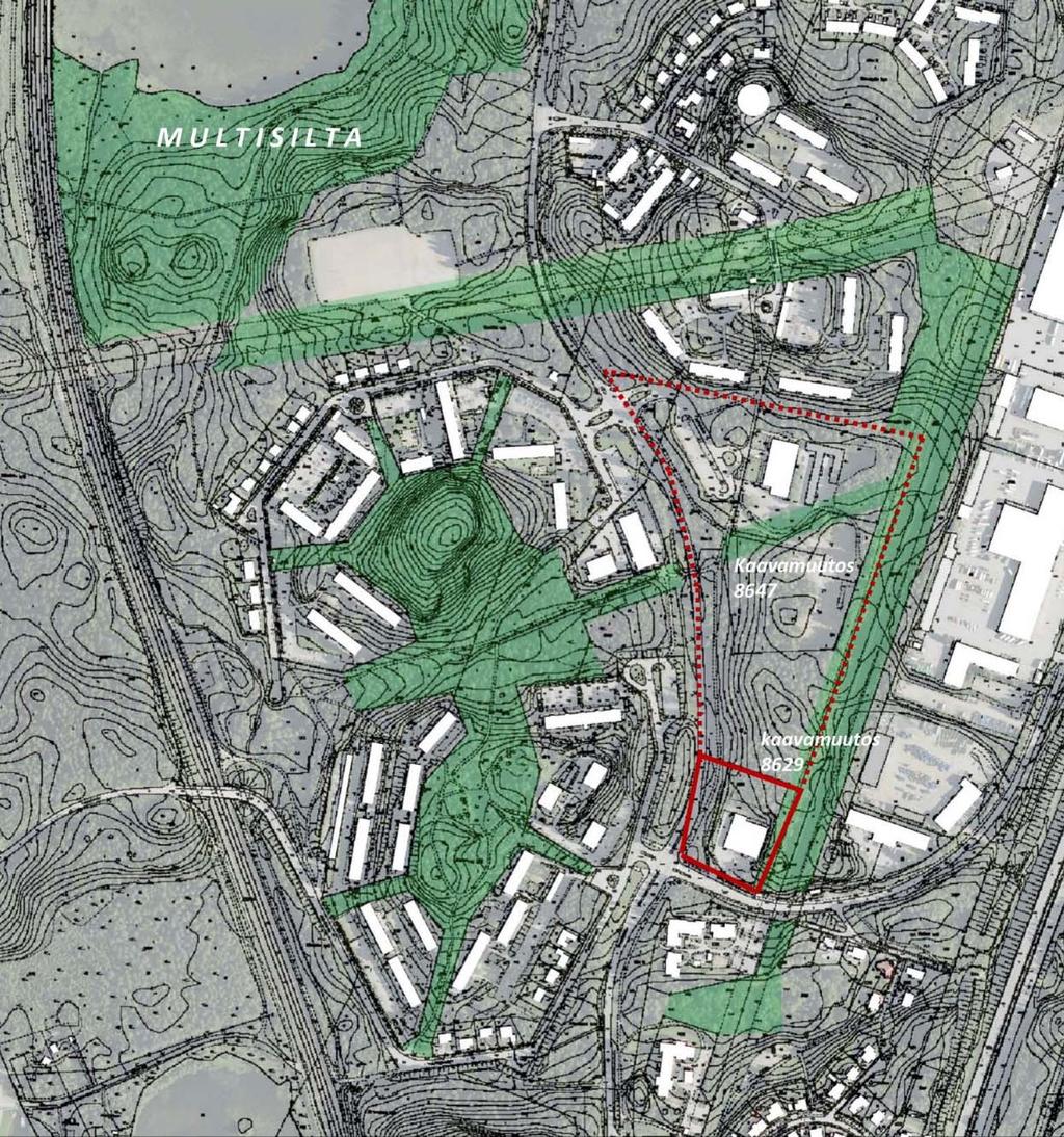 2 MULTISILTA 6525-1 PERKKOONKATU 1. TEOLLISUUSTONTTI ASUMISEEN. ASEMAKAAVA NRO 8629 Asemakaavan muutoksen selostus, joka koskee 1.