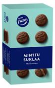 Keksivalikoima 706214 Fazer Suklaa Mousse & Caffè atte suklaakeksi 142 g, 128 kpl sekadisplay lava 1/3/6 T 2124485 706213