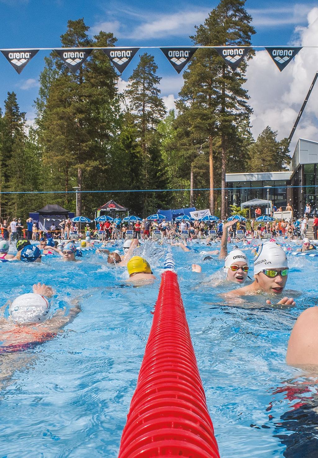 Toimintasuunnitelma 2018 5 Vedessä on virtaa -strategiassa 2017 2020 on viisi eri päämäärää: harrastajamäärän kasvattaminen, urheilullinen menestys, kilpailuista tapahtumiin, taloudellisten