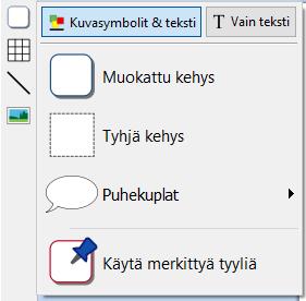 Kaikki, mikä oli mahdollista Kerro kuvin 2:lla, on mahdollista nytkin, mutta vielä nopeammin ja yksinkertaisemmin.