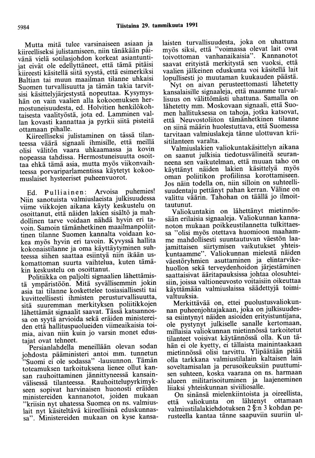 5984 Tiistaina 29.