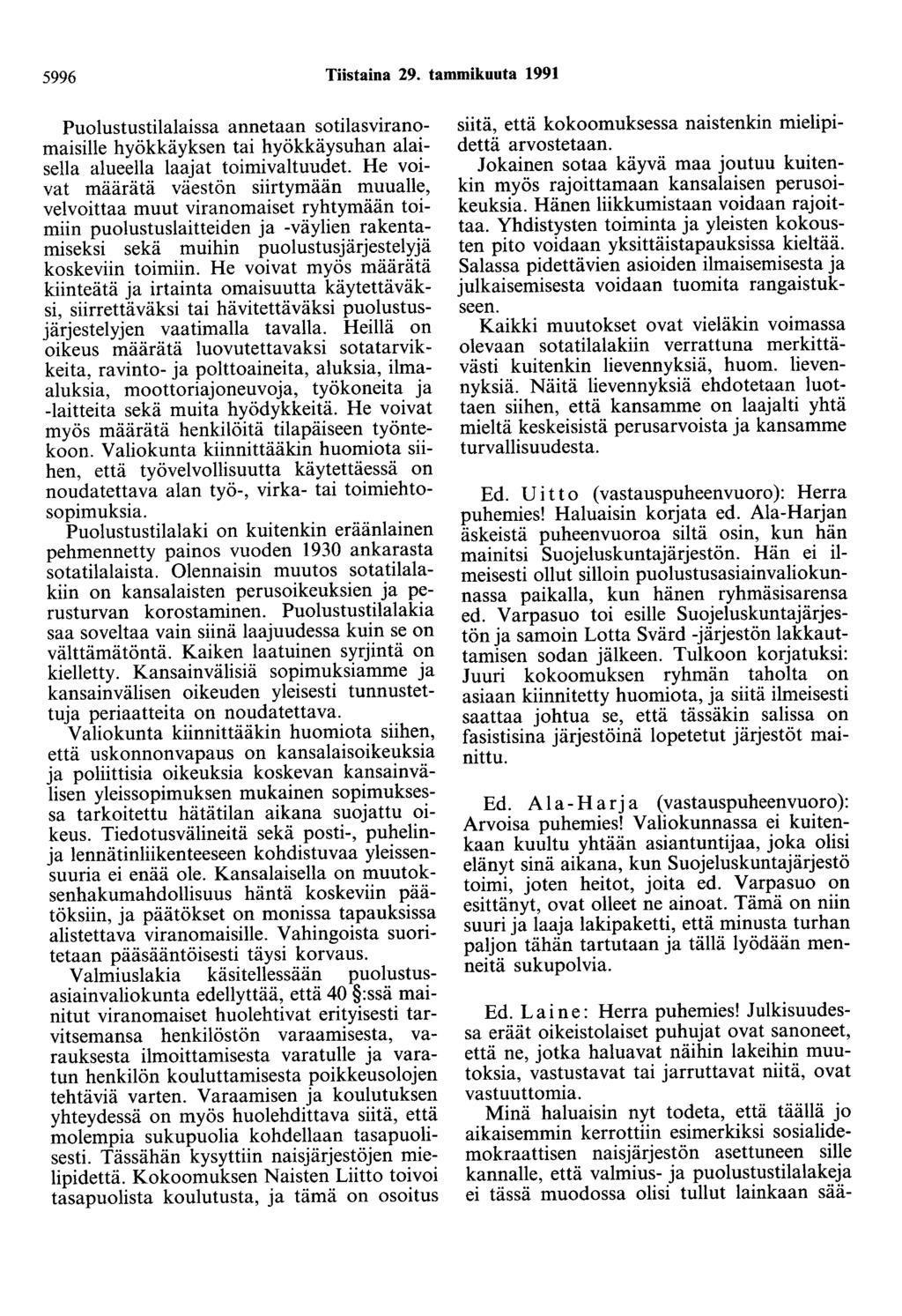 5996 Tiistaina 29.