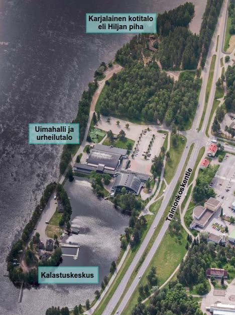 kaupungin maita on vuokrattu yksityisille ja osa Fortumin maista on vuokrattu Imatran