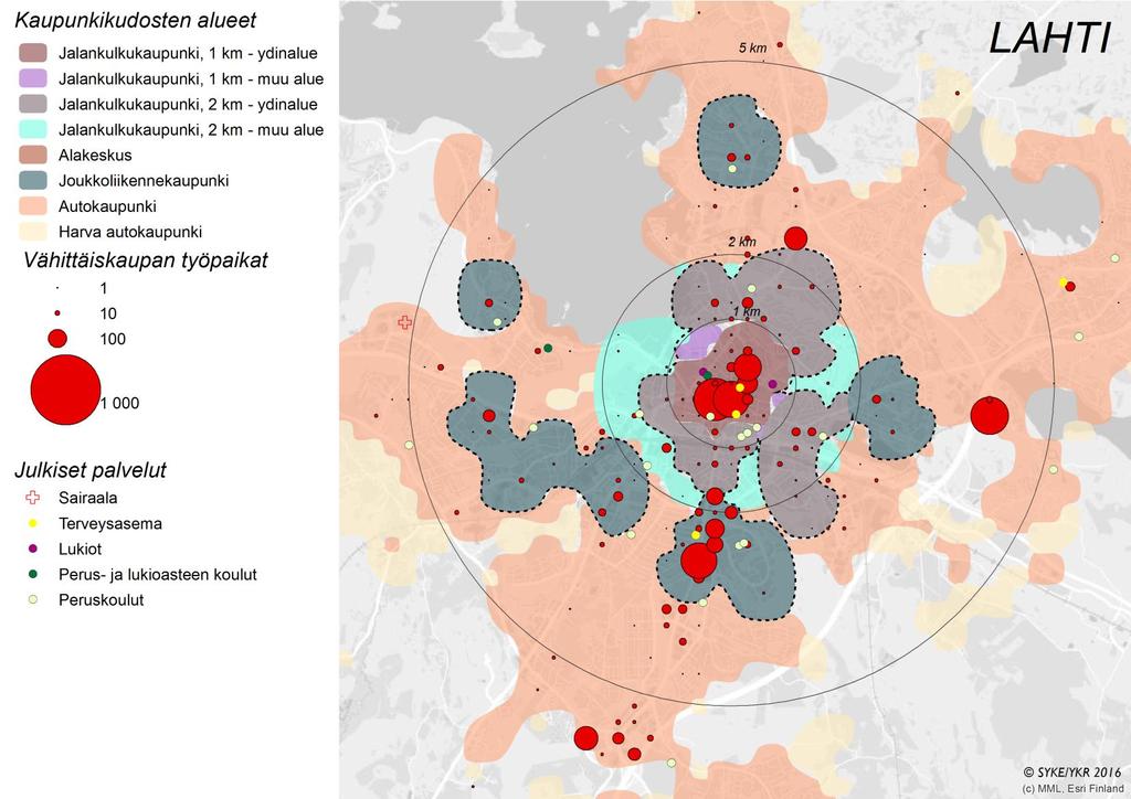 Palveluverkolla on suuri merkitys kaupunginosien kehittämissä Jalankulku- ja joukkoliikennekaupungin perustana