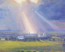 Kun olin äskettäin käymässä Provon keskustan temppelissä Utahissa Yhdysvalloissa, ihailin maalausta nimeltä Ensimmäinen näky kaukaa.