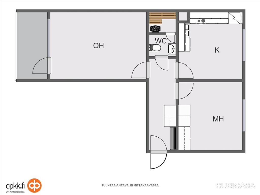 Muut tiedot taloyhtiön kunnosta: Tontin pinta-ala: 2 350 m² Tontin omistus: Oma Asuin- ja liikehuoneistot yht.