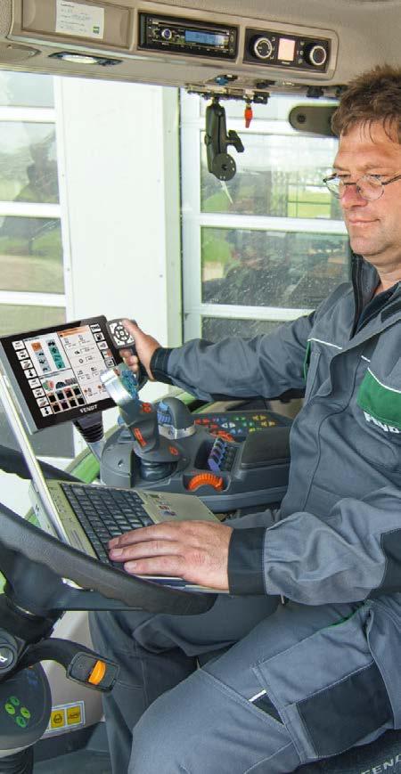 FENDT VARIOTRONIC PARANTAA KANNATTAVUUTTA Erinomainen kaikissa töissä, korvaamaton kalustossa: dokumentointi ja lanaton tiedonsiirtoyhteys Tiedot yhdellä silmäyksellä Fendt VarioDo -järjestelmästä