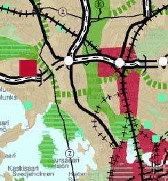 LÄHTÖTIETOANALYYSI 2.4.2 Maankäyttö suunnittelualueella Meilahdessa, Tukholmankadun eteläpuolella on suuria yleisten rakennusten alueita, joillaa sijaitsevat mm. Meilahden ja Laakson sairaalat.
