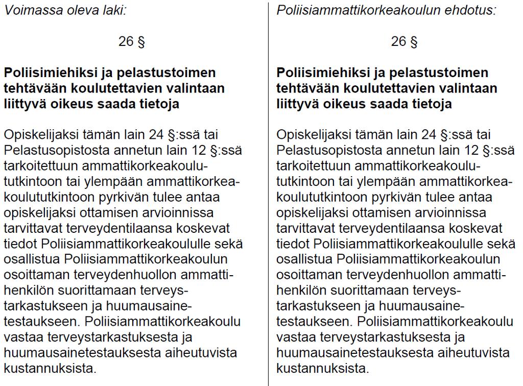 Lausunto ID-17251668 4 (6) Hallituksen esityksen mukaan perusmuotoisten turvallisuusselvitysten osalta ei edellytettäisi säännönmukaista ulkomaansidonnaisuuksien selvittämistä, jolloin asia voisi