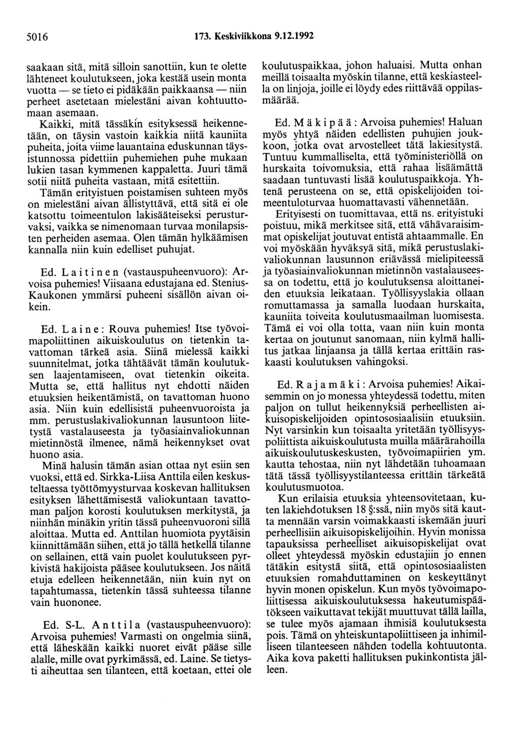 506 73. Keskhiikkona 9.2.