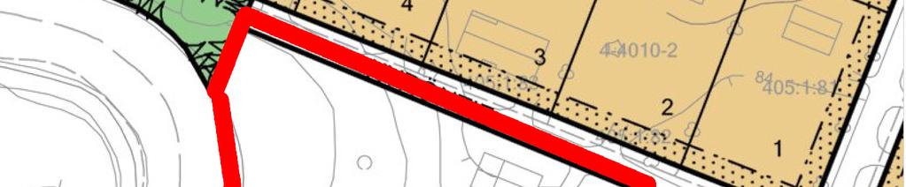Ote kaavayhdistelmästä, kaavamuutoksen alue on merkitty karttaan punaisella. 4. Suunnittelualueen nykytila 4.
