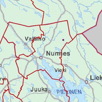 Sijainti Kohde sijaitsee Nurmeksen itäosassa, noin 13 km itäkoilliseen Petäiskylästä. Pinta-ala Kohteen pinta-ala on noin 895 ha.