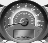 Nopeusmittari Nopeusmittari ilmaisee auton eteenpäin suuntautuvan nopeuden.