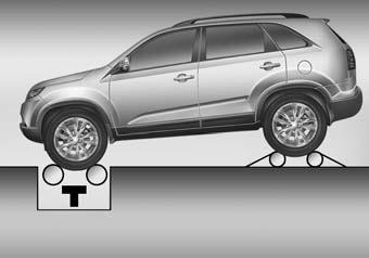 Ajaminen Jatkuvalla nelivedolla varustettujen ajoeneuvon dynamometritestit on suoritettava erityisellä, nelivetojärjestelmää tukevalla laitteistolla.