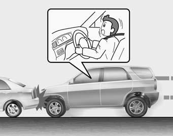 Autosi turvavarusteet OVQ036018N OXM039057 Sivu- ja ikkunaturvatyynyt (mikäli varusteena) Sivu- ja ikkunaturvatyynyt on suunniteltu laukeamaan, kun törmäyksen tunnistaa sivutörmäystunnistin, ja