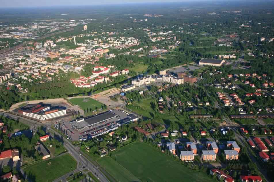 5(16) 3 LÄHTÖKOHDAT 3.1 Selvitys suunnittelualueen oloista 3.1.1 Alueen yleiskuvaus Asemakaava-alue on osa Seinäjoen tiedepuiston kampusaluetta.