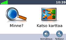 osoitteita, kaupunkeja ja muita kohteita.