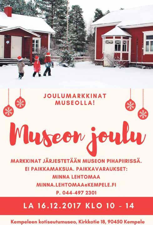 KULTTUURI Kunnan itsenäisyyspäivän juhla 6.12.2017 klo 12.