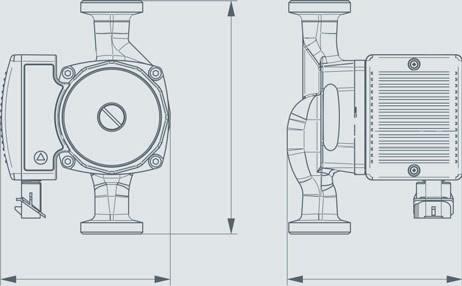 bar Liitäntäkoko DN, DN, DN, DN mm, mm, 8 mm Pumppupesän materiaali mm, 8 mm versiot harmaavalurautaa,