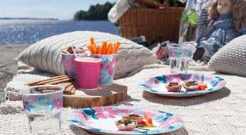 Designed by young Finnish designers, the delightful new summer range blossoms with all the beautiful colours of a flower meadow,